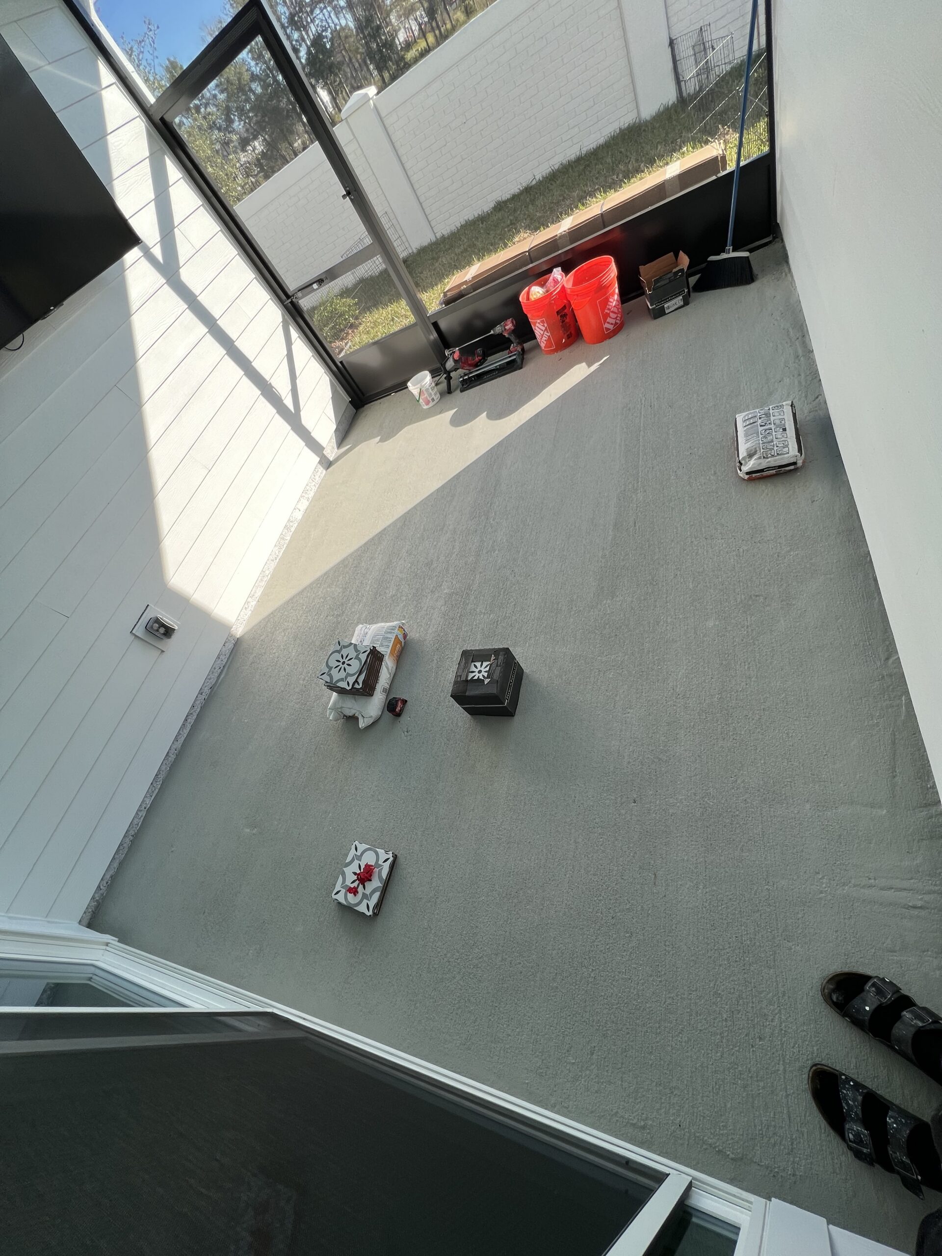 Ponte Vedra Tile Installation: A Recent Project From Our Family Crew 2 2024 10 27 pontevedra tile before scaled