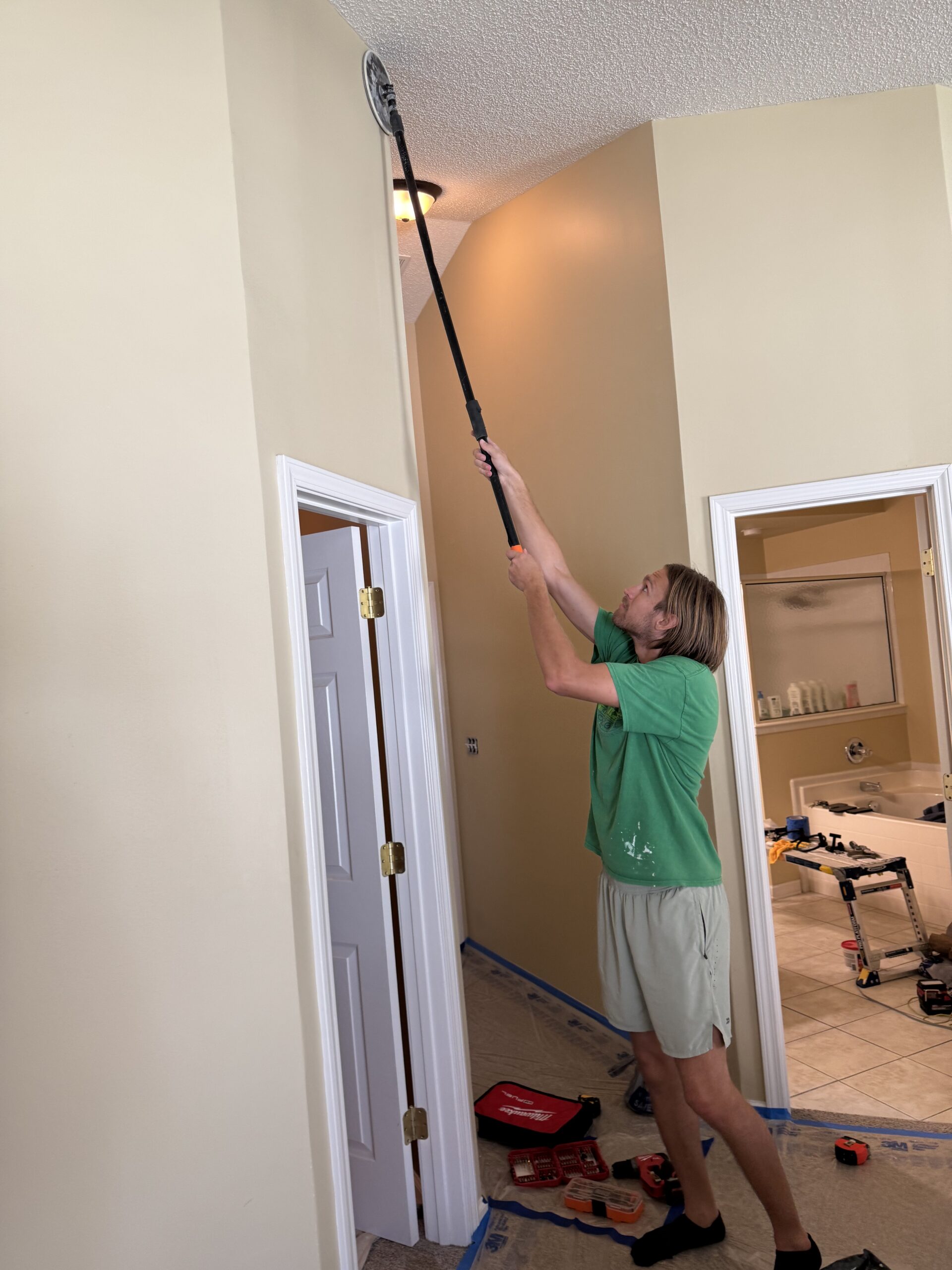 A St. Johns Master Bedroom & Bathroom Repaint, Start to Finish 10 2026 08 19 saintjohns repaintingmasterbedbathcloset progress 4 scaled
